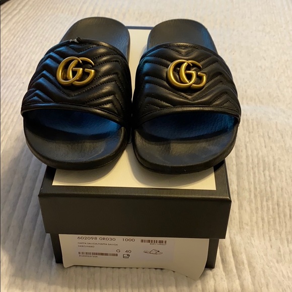 gucci marmont slides